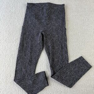 Athleta Ultimate Stash Textured 7/8 Tight Black White XS 23" $99